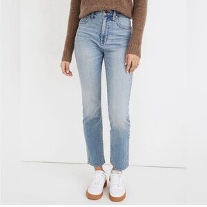 Madewell slim demi boot denim